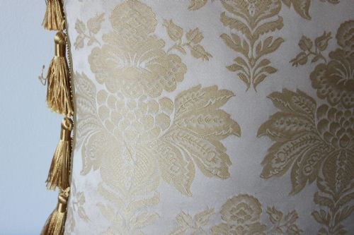 ANTIQUE AUBUSSON CUSHION FRANCE - ADDITIONAL PHOTO 5