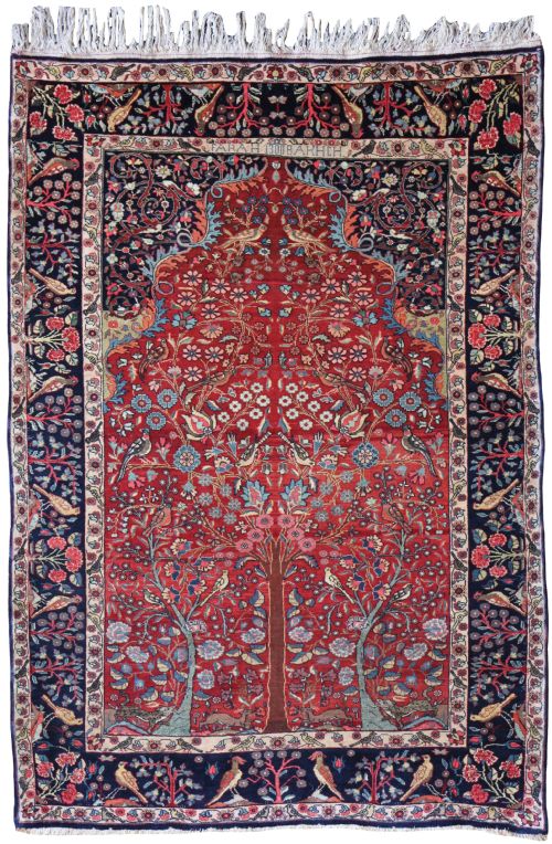 antique bidjar rug persia - CATEGORY: ANTIQUE RUGS - DATED 1920