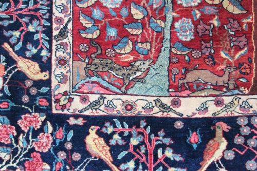 ANTIQUE BIDJAR RUG PERSIA - ADDITIONAL PHOTO 1