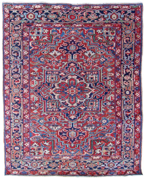 antique heriz rug persia - CATEGORY: ANTIQUE RUGS - DATED 1910
