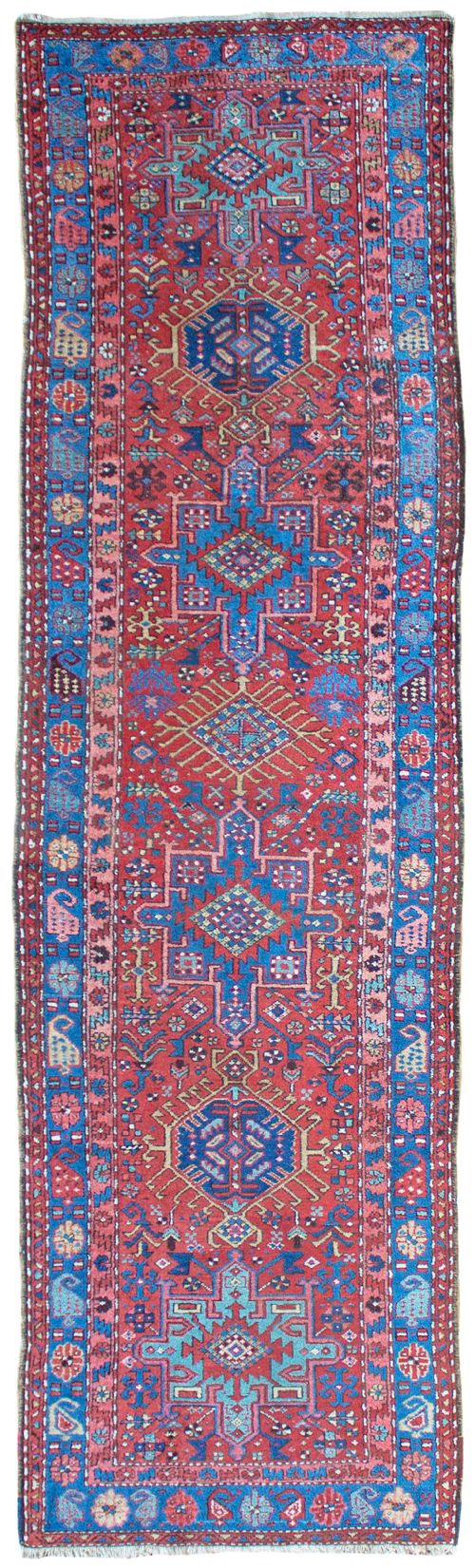 antique karaja runner persia - CATEGORY: ANTIQUE RUGS - DATED 1900