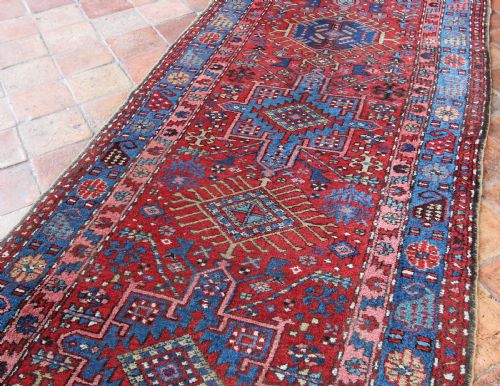 ANTIQUE KARAJA RUNNER PERSIA - ADDITIONAL PHOTO 3
