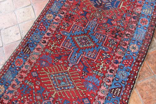 ANTIQUE KARAJA RUNNER PERSIA - ADDITIONAL PHOTO 4