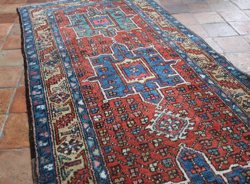 ANTIQUE HERIZ RUNNER PERSIA - ADDITIONAL PHOTO 7