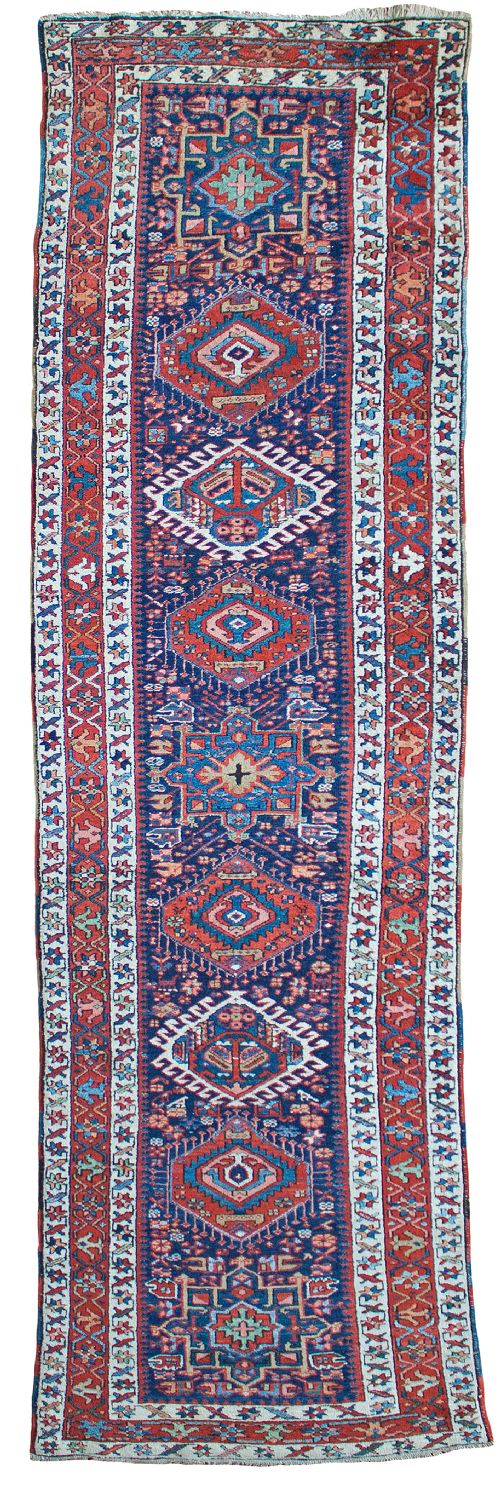 antique karaja runner persian - CATEGORY: ANTIQUE RUGS - DATED 1910