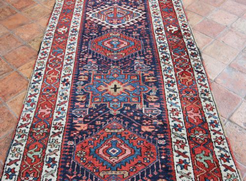 ANTIQUE KARAJA RUNNER PERSIAN - ADDITIONAL PHOTO 5