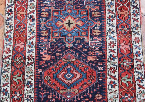 ANTIQUE KARAJA RUNNER PERSIAN - ADDITIONAL PHOTO 7