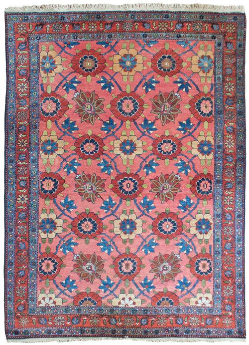 antique veramin rug persian - CATEGORY: ANTIQUE RUGS - DATED 1910