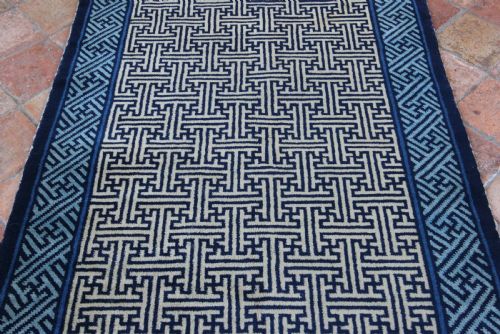 ANTIQUE CHINESE NINGXIA RUG - ADDITIONAL PHOTO 1