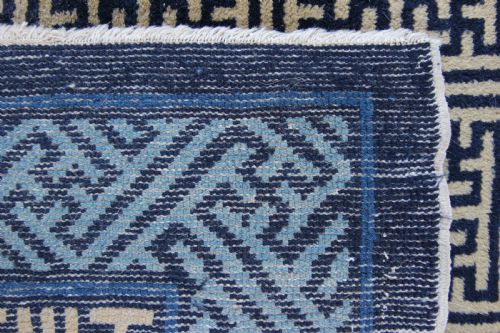 ANTIQUE CHINESE NINGXIA RUG - ADDITIONAL PHOTO 5