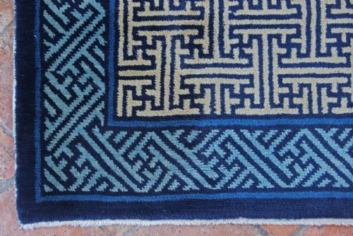 ANTIQUE CHINESE NINGXIA RUG - ADDITIONAL PHOTO 6