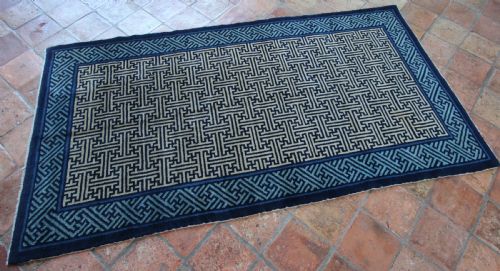 ANTIQUE CHINESE NINGXIA RUG - ADDITIONAL PHOTO 8