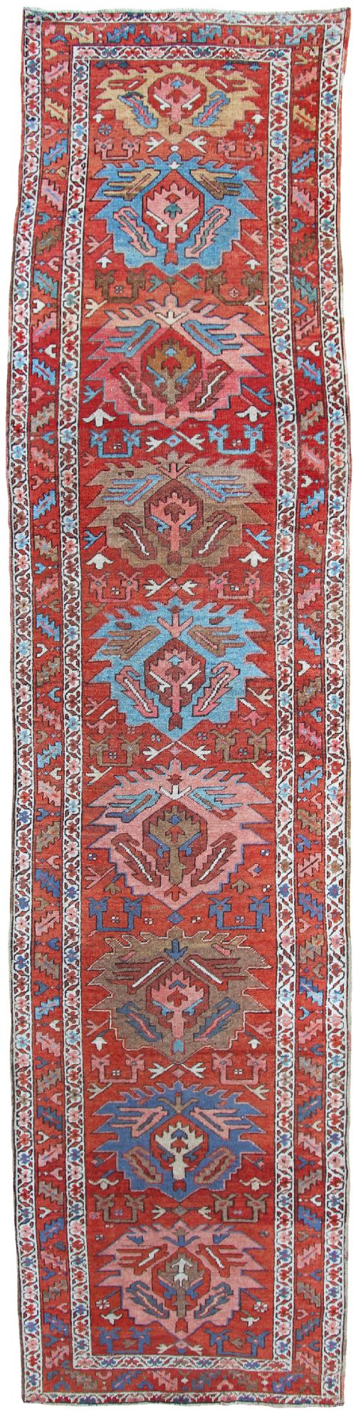 antique heriz runner persia - CATEGORY: ANTIQUE RUGS - DATED 1900