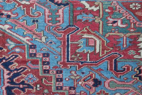 ANTIQUE HERIZ CARPET PERSIAN - ADDITIONAL PHOTO 7