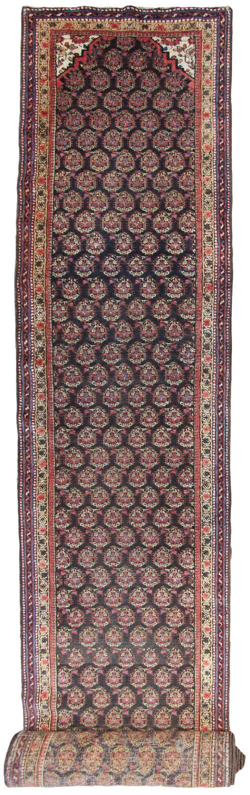 narrow antique malayer runner persia - CATEGORY: ANTIQUE RUGS - DATED 1900