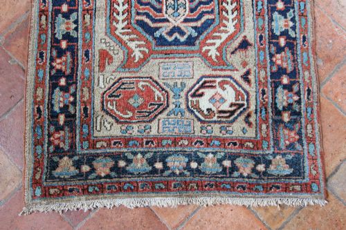 NARROW ANTIQUE HERIZ RUNNER PERSIA - ADDITIONAL PHOTO 2