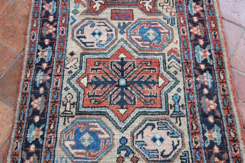 NARROW ANTIQUE HERIZ RUNNER PERSIA - ADDITIONAL PHOTO 8