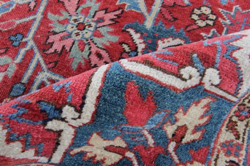 ANTIQUE HERIZ CARPET PERSIAN - ADDITIONAL PHOTO 7