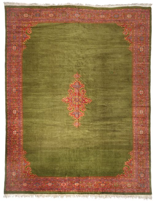 rare antique ziegler carpet persian - CATEGORY: ANTIQUE RUGS - DATED 1890