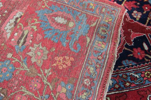 LARGE ANTIQUE BIDJAR CARPET PERSIA - ADDITIONAL PHOTO 2