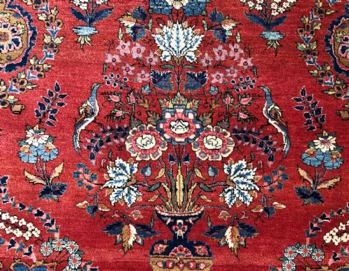 PAIR OF ANTIQUE KASHAN RUGS PERSIA - ADDITIONAL PHOTO 2
