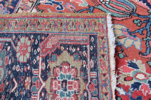 ANTIQUE 'AHAR' HERIZ CARPET PERSIA - ADDITIONAL PHOTO 1
