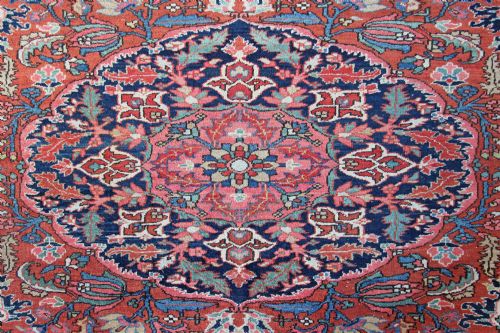 ANTIQUE 'AHAR' HERIZ CARPET PERSIA - ADDITIONAL PHOTO 3