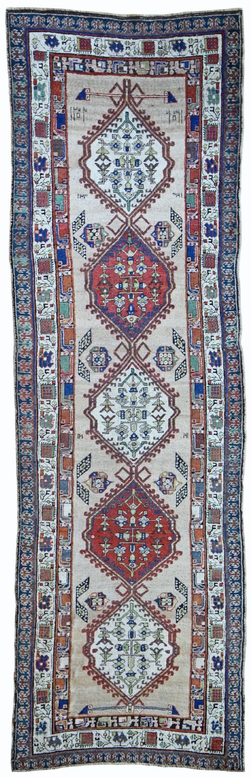 antique sarab runner - CATEGORY: ANTIQUE RUGS - DATED 1900