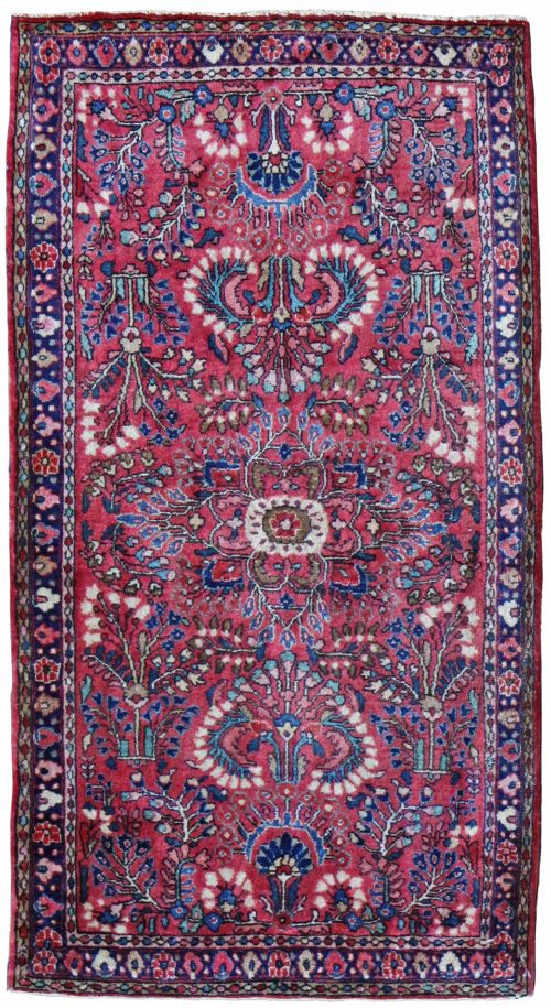 antique sarouk rug persia - CATEGORY: ANTIQUE RUGS - DATED 1910