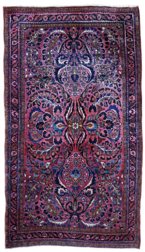 antique sarouk rug persia - CATEGORY: ANTIQUE RUGS - DATED 1910