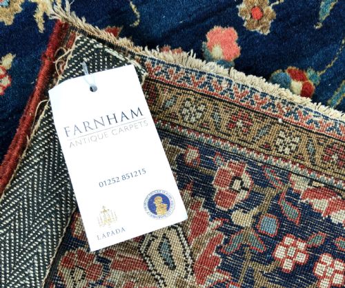 ANTIQUE KURK KASHAN RUG PERSIAN - ADDITIONAL PHOTO 2