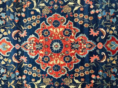 ANTIQUE KURK KASHAN RUG PERSIAN - ADDITIONAL PHOTO 5