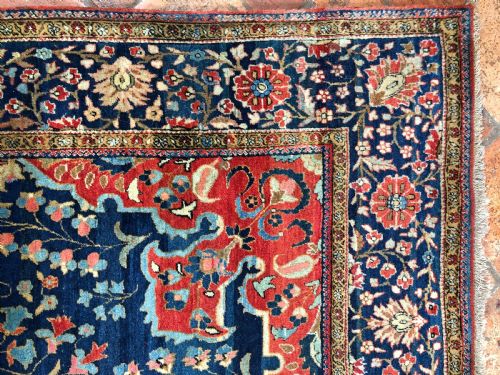 ANTIQUE KURK KASHAN RUG PERSIAN - ADDITIONAL PHOTO 6