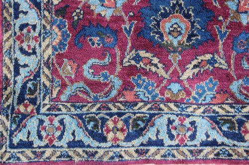 ANTIQUE HAMADAN RUG - ADDITIONAL PHOTO 3