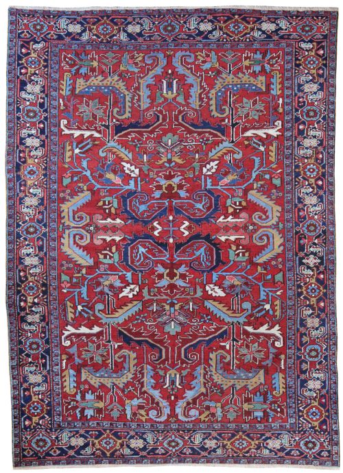 antique heriz carpet - CATEGORY: ANTIQUE RUGS - DATED 1900