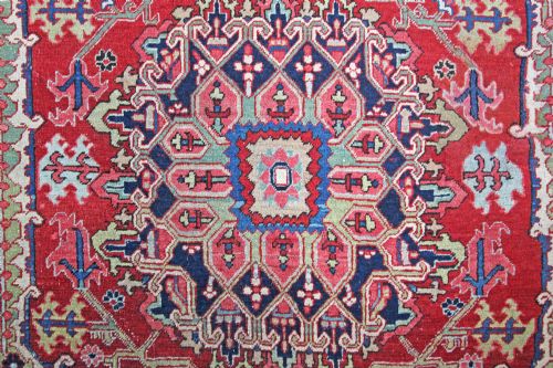 ANTIQUE HERIZ RUG - ADDITIONAL PHOTO 1