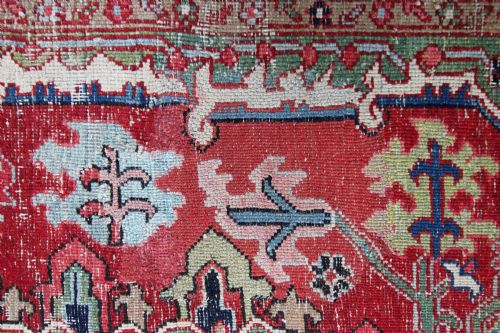 ANTIQUE HERIZ RUG - ADDITIONAL PHOTO 6