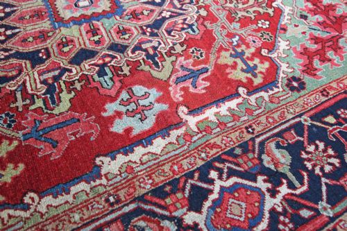 ANTIQUE HERIZ RUG - ADDITIONAL PHOTO 7