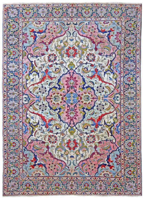 antique 'benlian' tabriz carpet - CATEGORY: ANTIQUE RUGS - DATED 1920