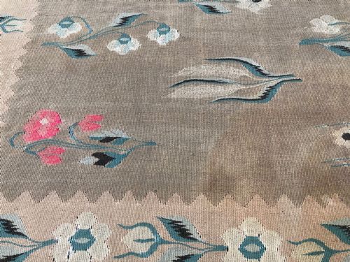 ANTIQUE BESSARABIAN KILIM - ADDITIONAL PHOTO 1