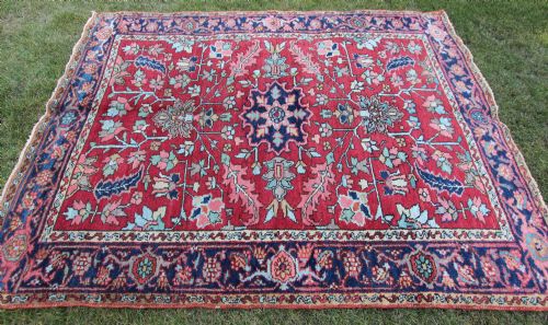 ANTIQUE KARAJA RUG - ADDITIONAL PHOTO 1
