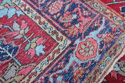 ANTIQUE KARAJA RUG - ADDITIONAL PHOTO 3