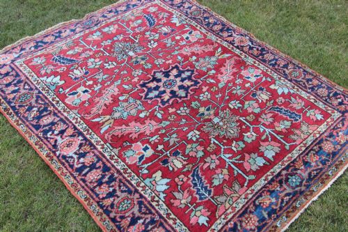 ANTIQUE KARAJA RUG - ADDITIONAL PHOTO 6