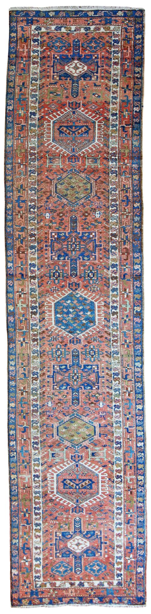 antique heriz runner - CATEGORY: ANTIQUE RUGS - DATED 1910