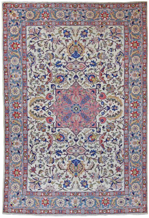 antique tabriz carpet - CATEGORY: ANTIQUE RUGS - DATED 1920