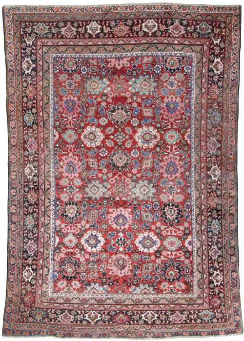 antique mahal carpet - CATEGORY: ANTIQUE RUGS - DATED 1910