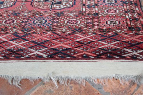 ANTIQUE TEKKE WEDDING RUG - ADDITIONAL PHOTO 2