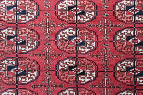 ANTIQUE TEKKE WEDDING RUG - ADDITIONAL PHOTO 3