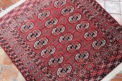 ANTIQUE TEKKE WEDDING RUG - ADDITIONAL PHOTO 5