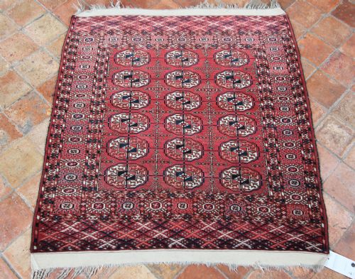 ANTIQUE TEKKE WEDDING RUG - ADDITIONAL PHOTO 7